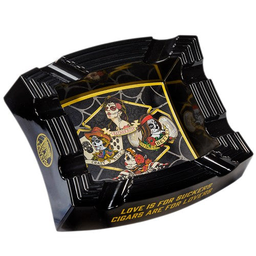 Deadwood 8 Finger Melamine Ashtray