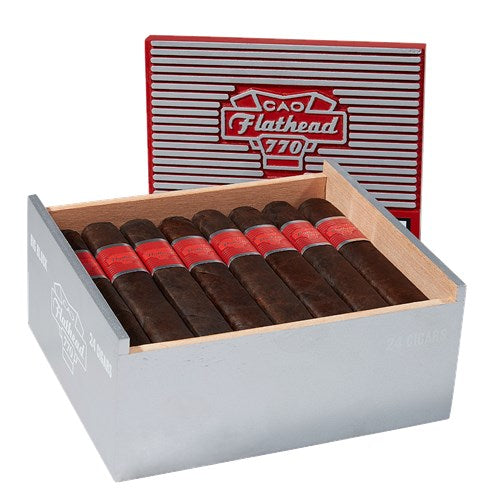 【希少】GROSSO COLLECTION 本革ウィングチップ40ワインレッド CAO Flathead V770 Big Block Gordo Cigars - CigarsCity.com