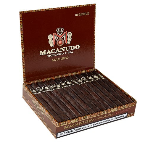 Macanudo Cafe & Maduro Baron de Rothschild Maduro Cigars for Sale - Box of  25