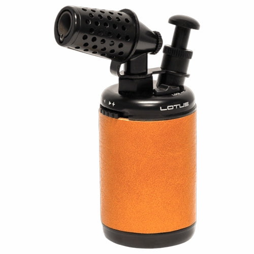 Lotus Truman Copper and Retro Desktop Lighter (Black & Tan)