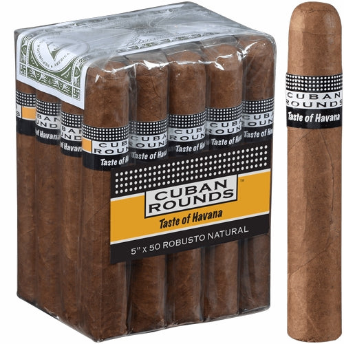 Cuban Rounds Robusto Natural (5" x 50)