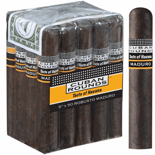 Cuban Rounds Robusto Maduro (5" x 50)