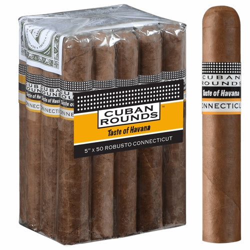 Cuban Rounds Robusto Connecticut (5" x 50)
