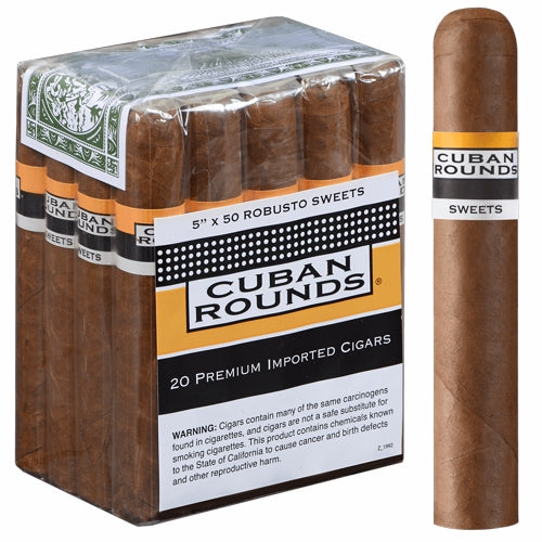 Cuban Rounds Robusto Sweets (5" x 50)