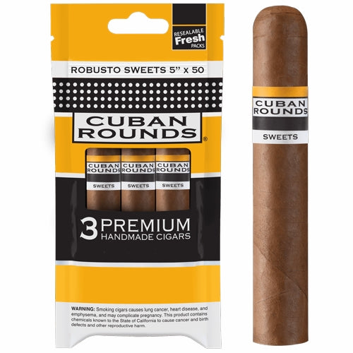 Cuban Rounds Robusto Sweets (5" x 50)