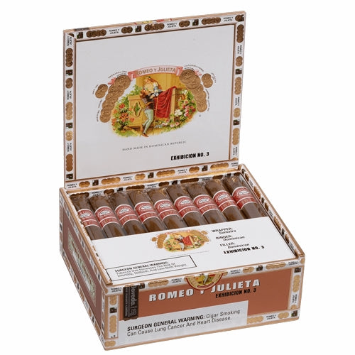 Romeo y Julieta 1875 Exhibicion #3 (6" x 50)