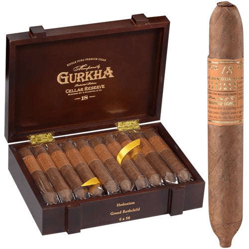 Gurkha Cellar Reserve 18-Year Hedonism (6.0" x 58) Cigars