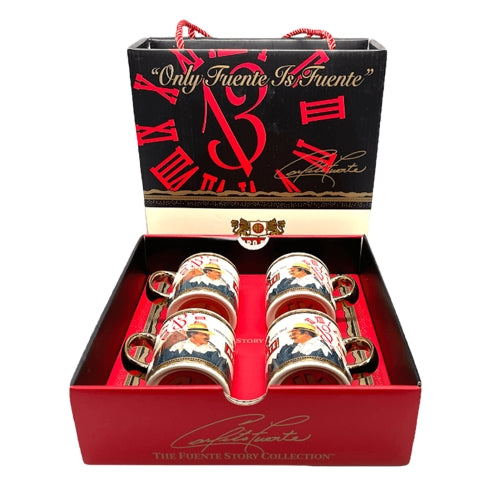 Arturo Fuente Ceramic Espresso Cups - 4 Pack