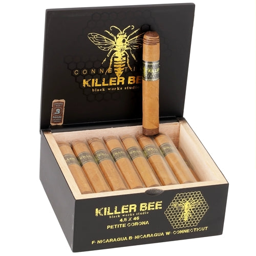 Black Works Studio Killer Bee Connecticut Petite Corona (4.5" x 46)