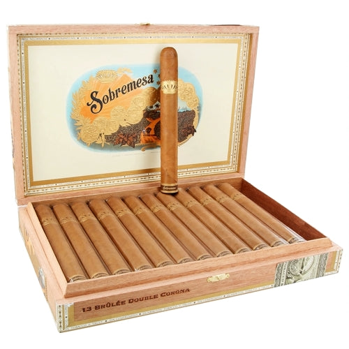 Sobremesa Brulee Double Corona (7" x 54) Box of 13
