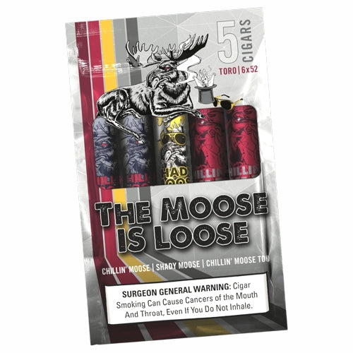 Chillin Moose Toro Sampler 5-Cigar Fresh Pack