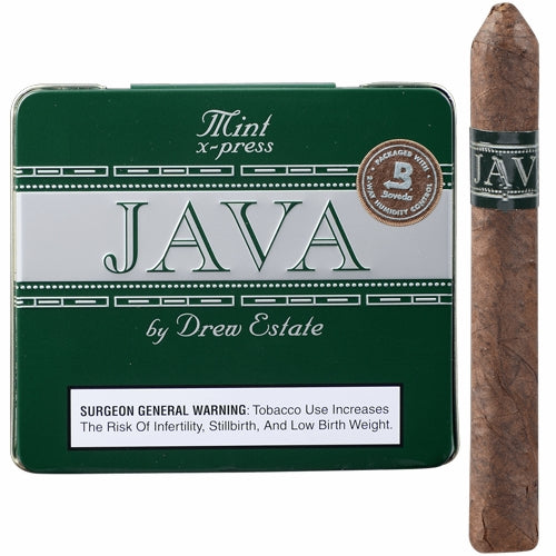 Java Mint Puffs Drew Estate Java Mint X-Press Cigarillos (4