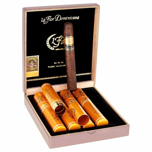 La Flor Dominicana Oro Tubo #6 Maduro 5