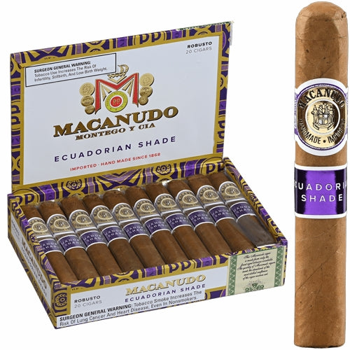 Macanudo Ecuadorian Shade Robusto BP (5" x 50)
