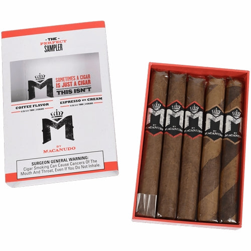 M by Macanudo Coffee-Espresso Toro (6" x 50) Sampler