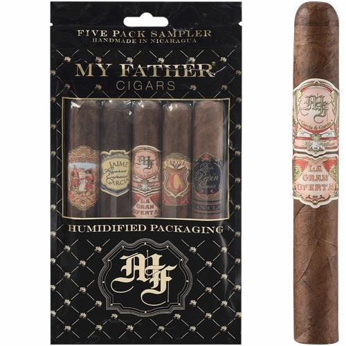 My Father Assorted Five Cigar Sampler - Fresh Pack (6" x 50)