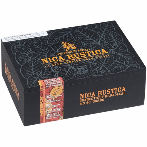 Drew Estate Nica Rustica Connecticut Broadleaf Gordo (6&quot; x 60)