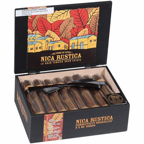 Drew Estate Nica Rustica Connecticut Broadleaf Gordo (6&quot; x 60)