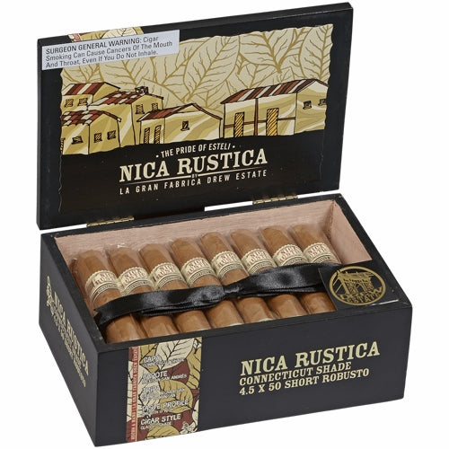 Drew Estate Nica Rustica Shade Short Robusto (4.5&quot; x 50)