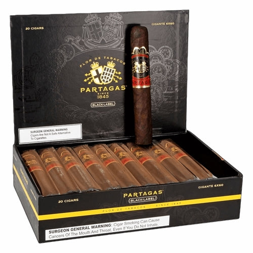 Partagas Black Label Gigante (6.0" x 60)