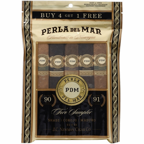 Perla Del Mar 5 Cigar Toro Sampler (6.25" x 54)