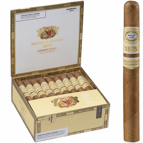Romeo y Julieta 1875 Connecticut Nicaragua Churchill (7" x 50)