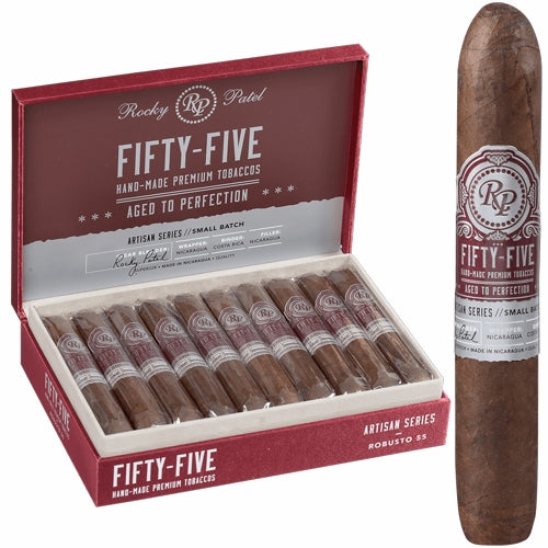 Rocky Patel Fifty Five Robusto (5.5&quot; x 50) - Box of 20