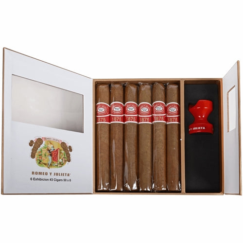 Romeo Y Julieta 1875 Exhibicion #3 Five Cigar Sampler w/Cigar Rest