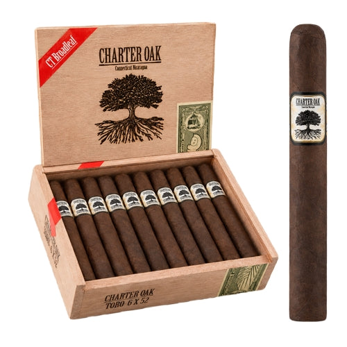 Foundation Charter Oak Connecticut Broadleaf Toro (6" x 52)