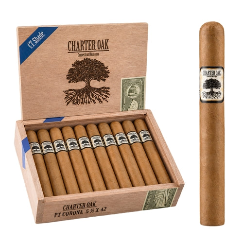 Foundation Charter Oak Connecticut Shade Petite Corona (5.25" x 42)