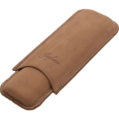Brigham Leather Cigar Case - Corona 2-Cigar Brown