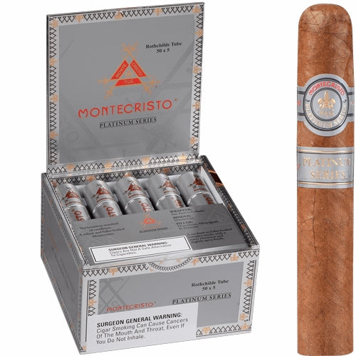 Montecristo Platinum La Habana Rothchilde Tube Robusto - Box of 15