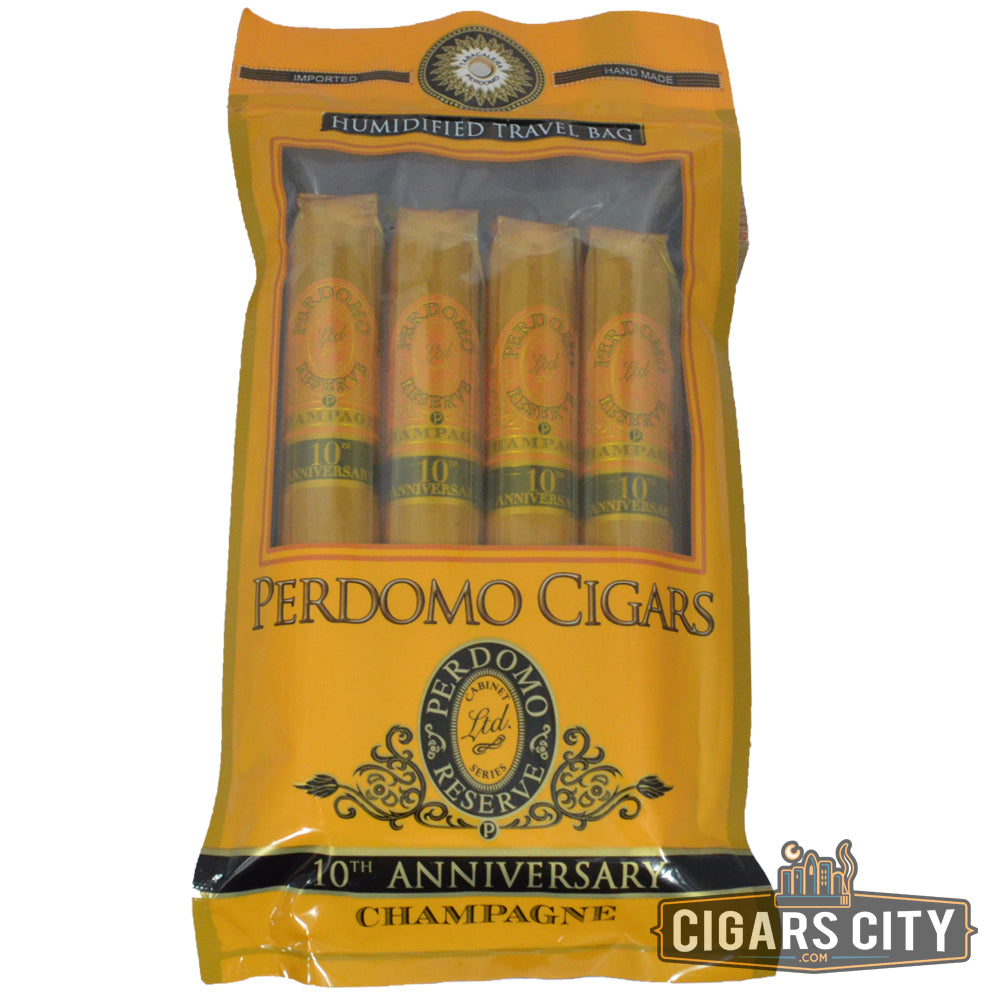 Perdomo 10th Anniversary Champagne Humidified Pack - CigarsCity.com