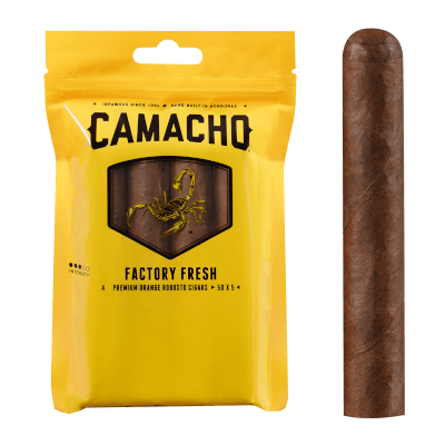 Camacho Yellow (Criollo) Robusto Fresh Pack - CigarsCity.com