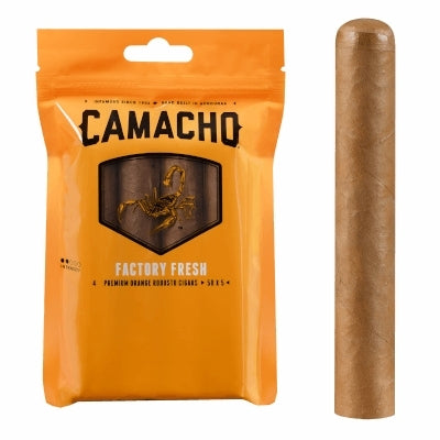 Camacho Orange (Connecticut) Robusto Fresh Pack - CigarsCity.com