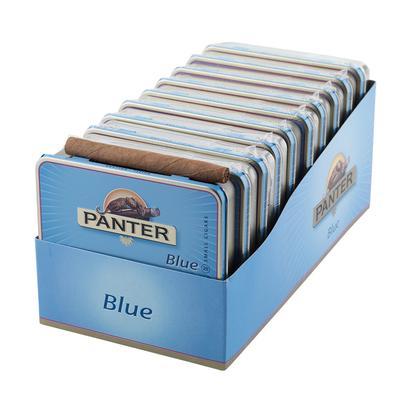 PANTER Blue Cigarillo (3"x21) - Tin of 20/Pack of 200 - CigarsCity.com