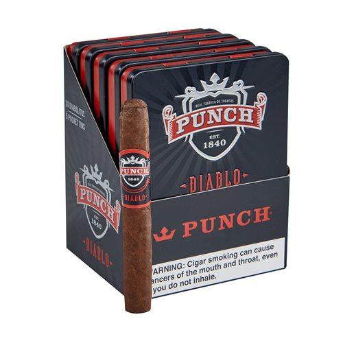Punch Diablo Diabolito Corona (4.1&quot; x 36) - CigarsCity.com