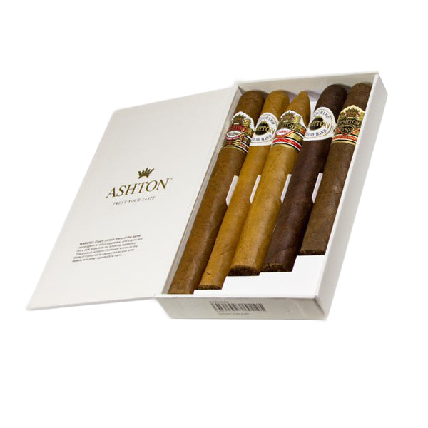 Ashton Variety Sampler Pack - Box of 5 Cigars - CigarsCity.com