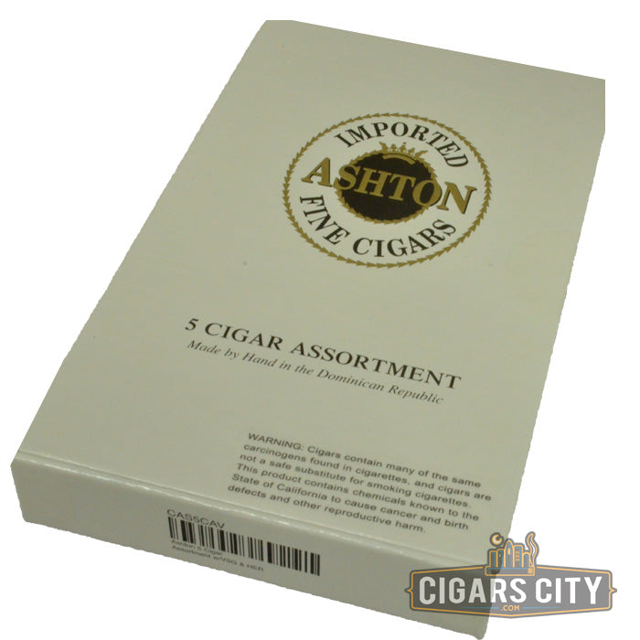 Ashton Variety Sampler Pack - Box of 5 Cigars - CigarsCity.com