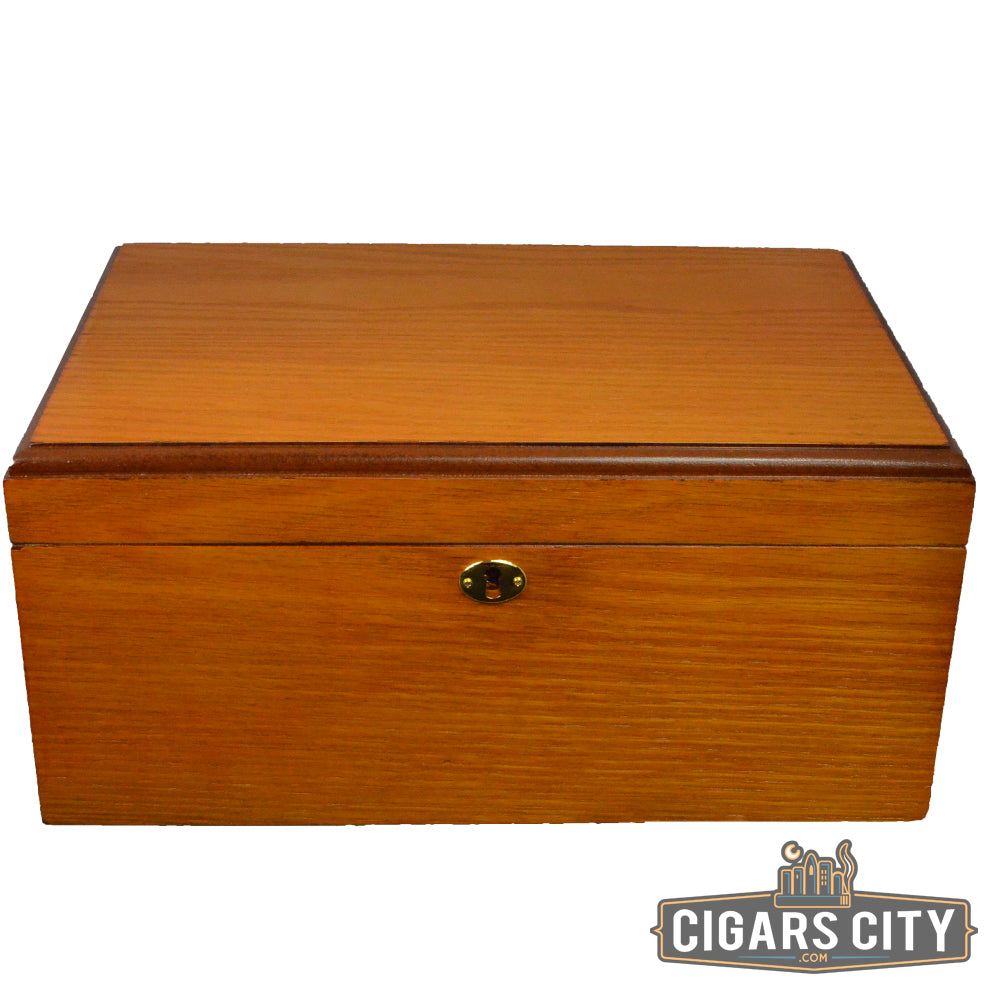 Bally Oak Humidor - CigarsCity.com