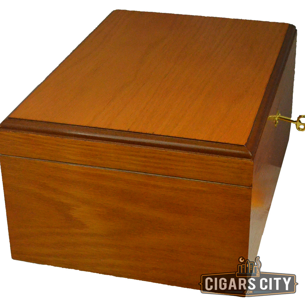 Bally Oak Humidor - CigarsCity.com