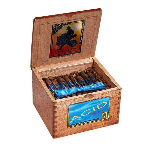 Acid Blondie Maduro (Petite Corona) 4&quot; x 38  - Box of 40 - CigarsCity.com