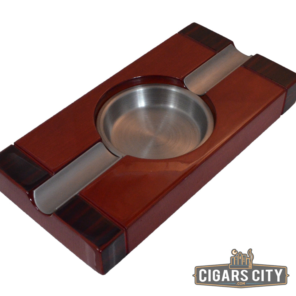 Cherry Two-Tone Cigar Ashtray - CigarsCity.com