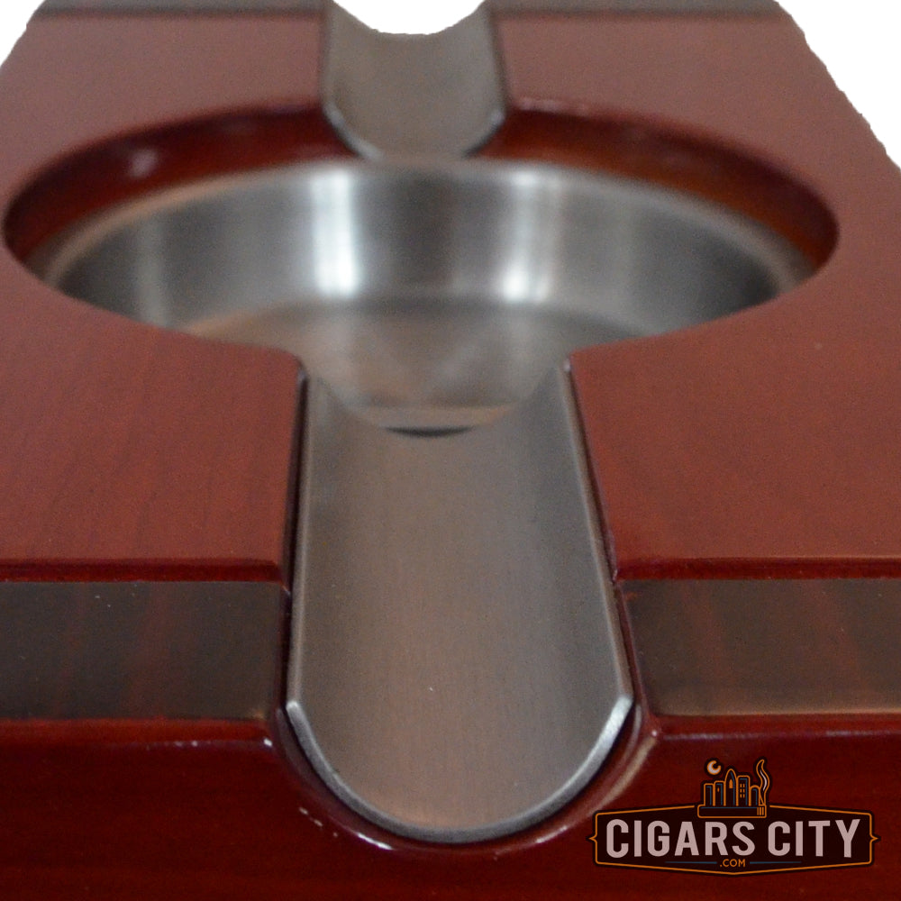 Cherry Two-Tone Cigar Ashtray - CigarsCity.com