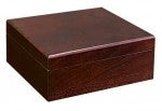 Chardonnay Dark Walnut Humidor (25-50 Cigar Capacity) - CigarsCity.com