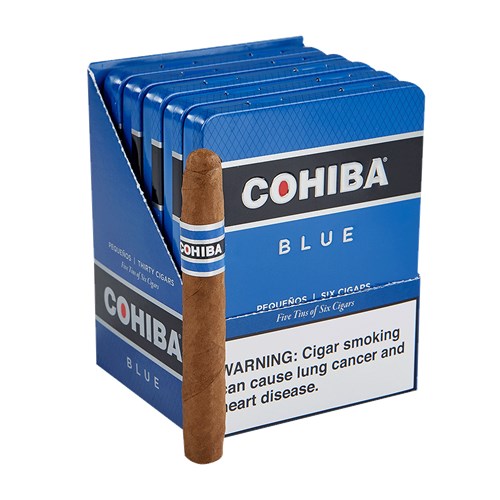 Cohiba Blue Pequenos (Cigarillo) - Box of 30 - CigarsCity.com