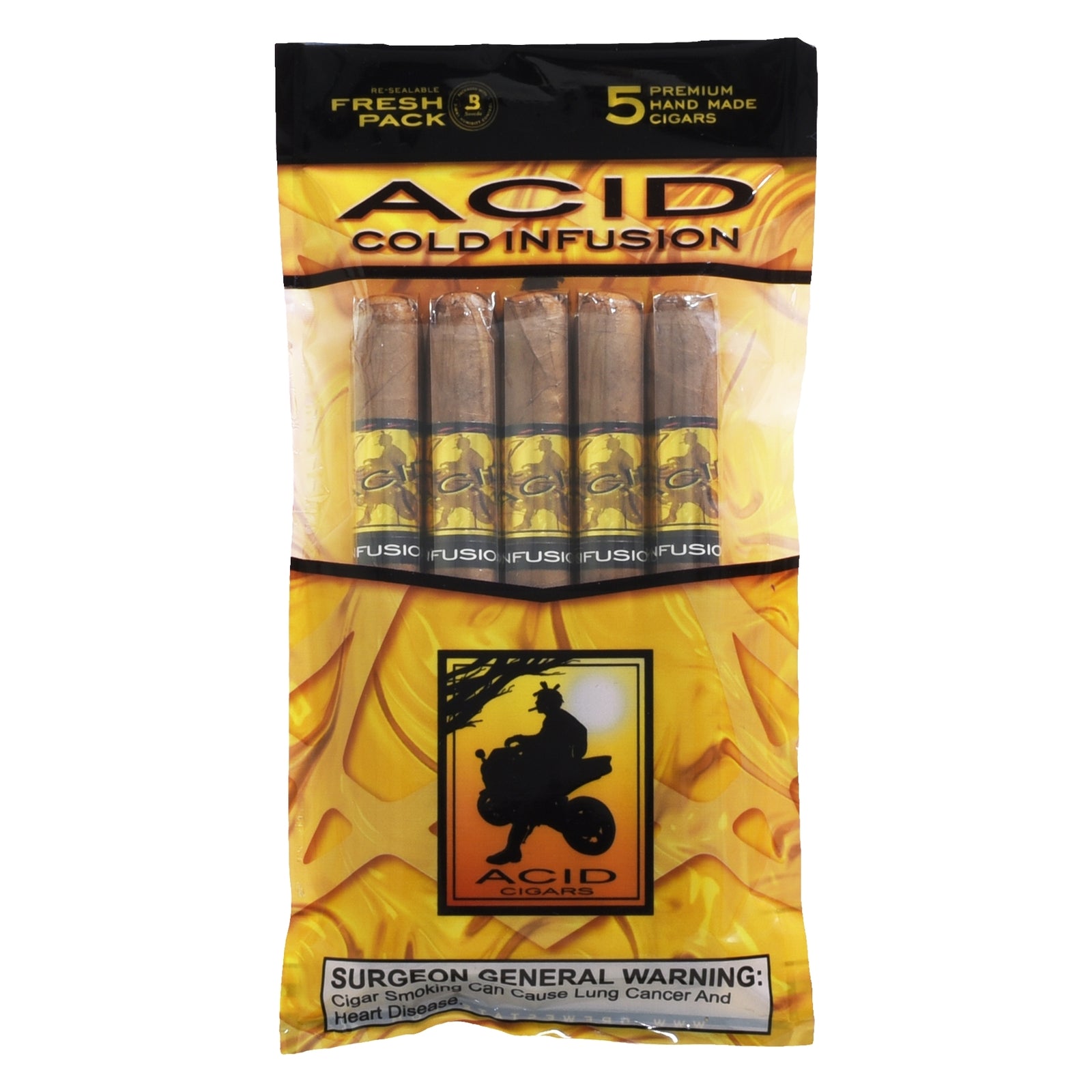Acid Cold Infusion Cigars - 5 Cigar Humi-pack - CigarsCity.com
