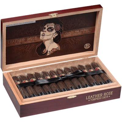 Drew Estate Deadwood Torpedo &quot;Leather Rose&quot; (5.0&quot; x 54) - CigarsCity.com