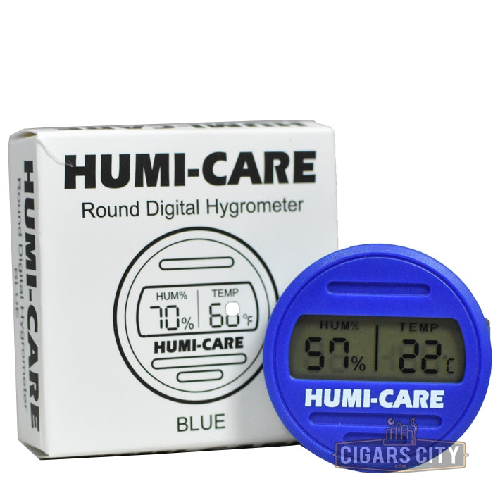 Humi-Care Round Hygrometer - CigarsCity.com