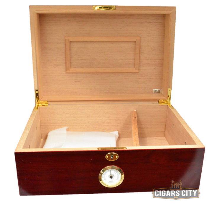 JFK Humidor - 70-100 Cigar Capacity - CigarsCity.com